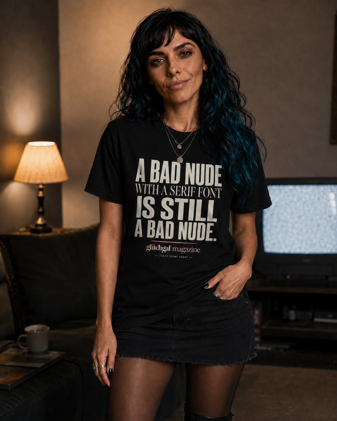Bad Nude Serif Tee